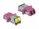 DeLOCK 86901 fiber adapter LC/LC 1 stk Violet