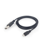 Gembird CC-USB2-AMLM-2M Lightning kabel Sort