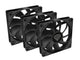 GENESIS Oxal 120 Computerkabinet Ventilator 12 cm Sort 3 stk