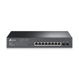 TP-Link JetStream TL-SG2210MP netværksswitch Administreret L2/L2+ Gigabit Ethernet (10/100/1000) Strøm over Ethernet (PoE) 1U Sort