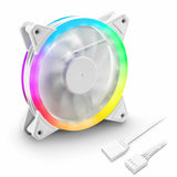 Sharkoon Shark Blades PWM Computerkabinet Ventilator 12 cm Hvid 1 stk