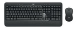 Logitech 920-008678 tastatur Mus inkluderet Universel RF trådløst AZERTY Belgisk Sort