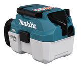 Makita DVC750LZX3 støvsuger 7,5 L Tromle vakuum Tør&våd Poseløs