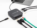 DeLOCK 87789 dockingstation Ledningsført Thunderbolt 3 Sort