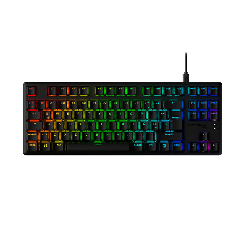 HyperX Alloy Origins Core PBT HX rødt – mekanisk gaming-tastatur