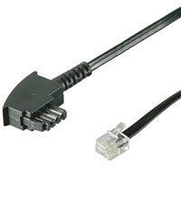 Goobay 3m TAE-F/RJ11 Cable Sort