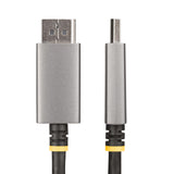 StarTech.com 133DISPLAYPORTHDMI21 videokabel adapter 2 m DisplayPort HDMI Sort, Sølv