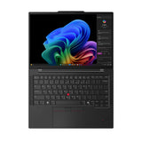 Lenovo ThinkPad T14s Gen 6 (Snapdragon) Copilot+ PC X1E-78-100 Laptop 35,6 cm (14") WUXGA 32 GB LPDDR5x-SDRAM 1 TB SSD Wi-Fi 7 (802.11be) Windows 11 Pro Tysk Sort