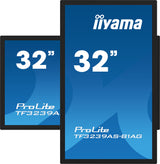 iiyama TF3239AS-B1AG computerskærm 80 cm (31.5") 1920 x 1080 pixel Fuld HD LED Berøringsskærm Sort