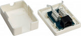 Goobay 77632 stikdåse RJ-45 Hvid