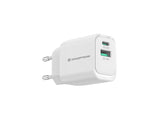 Conceptronic ALTHEA19W33 oplader til mobil enhed Universel Hvid Vekselstrøm Hurtig opladning Indendørs