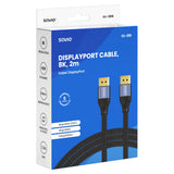 Savio CL-210 DisplayPort kabel 2 m Sort