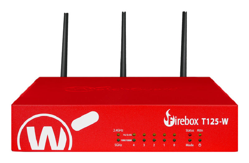 WatchGuard Firebox T125-W firewall (hardware) Desktop 0,51 Gbit/sek.