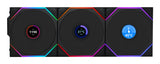 Lian Li Uni Fan TL WIRELESS LCD 140 REVERSE BLADE Computerkabinet Ventilator 14 cm Sort 1 stk