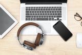 Muse M-278 BT Headset Trådløs Micro-USB Bluetooth Brun, Sølv