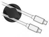 DeLOCK 18344 kabelorganisator Bord/Væg Kabelholder Sort 6 stk