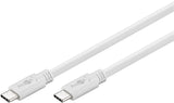 Goobay 67193 USB-kabel USB 3.2 Gen 1 (3.1 Gen 1) 0,5 m USB C 5 Gbit/sek. Hvid