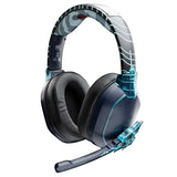 Lexip Kakashi Kamui Headset Kabel & trådløs Spil Bluetooth Sort, Blå