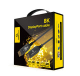 Gembird CC-DP8K-AOC-20M DisplayPort kabel Sort