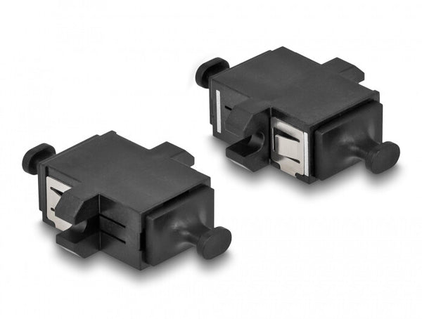 DeLOCK 87932 fiber adapter MPO/MPO 1 stk Sort