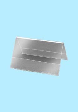 Sigel Table Top Display Frame 100x 60 mm, 10 pcs. dokumentholder Transparent