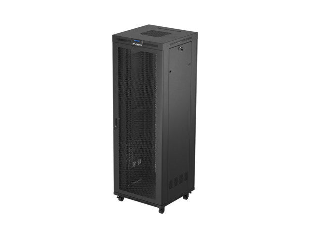 Lanberg FF01-8847-23BL stativ 47U Fritstående reol Sort