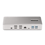 StarTech.com 132UE-TB4USB4DOCK dockingstation Ledningsført Thunderbolt 4 Grå