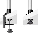 StarTech.com 1MP1ACG-MONITOR-ARM skærmbeslag og -stativer 76,2 cm (30") Skrivebord Sort, Sølv