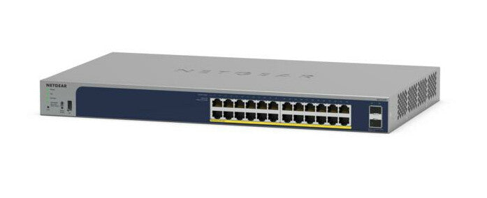 NETGEAR GS724TPv3 Administreret L2 Gigabit Ethernet (10/100/1000) Strøm over Ethernet (PoE) Grå