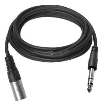 Vivolink PROAUDXLRJACKS1 lydkabel 1 m XLR 6.35mm Sort