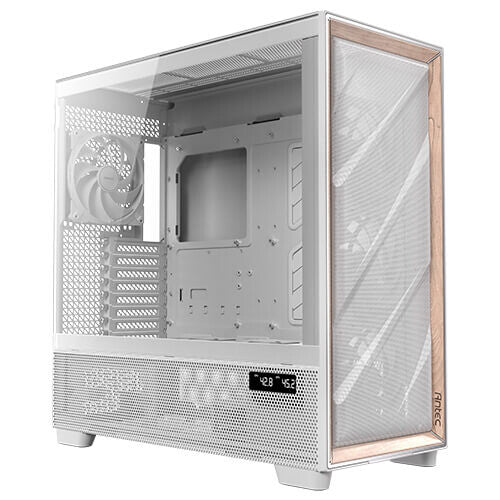 Antec FLUX PRO White EUV Full Tower Hvid, Træ