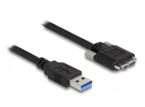 DeLOCK 87799 USB-kabel USB 3.2 Gen 1 (3.1 Gen 1) 1 m USB A Micro-USB B 5 Gbit/sek. Sort