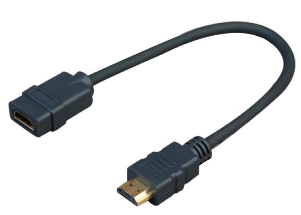 Vivolink PROHDMIADAPHDMIF HDMI-kabel 0,2 m HDMI Type A (Standard) Sort