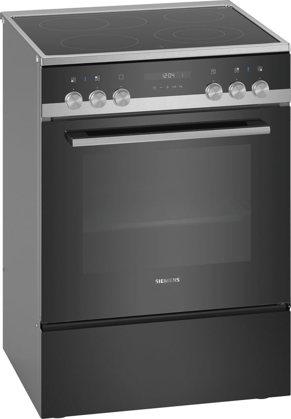 Siemens iQ500 HK9S5A240 komfur og ovn Fritstående komfur Elektrisk Keramisk Sort