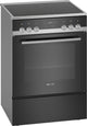 Siemens iQ500 HK9S5A240 komfur og ovn Fritstående komfur Elektrisk Keramisk Sort