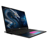 MSI Titan 18 HX Dragon Edition Draco Epic A2WJ-1064FR Intel Core Ultra 9 290HX Plus Laptop 45,7 cm (18") UHD+ 96 GB DDR5-SDRAM 2 TB SSD NVIDIA GeForce RTX 5090 Wi-Fi 7 (802.11be) Windows 11 Pro Sort AZERTY Fransk