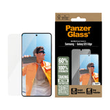 PanzerGlass ® Skærmbeskyttelse Samsung Galaxy S25 Edge | Ultra-Wide Fit m. EasyAligner