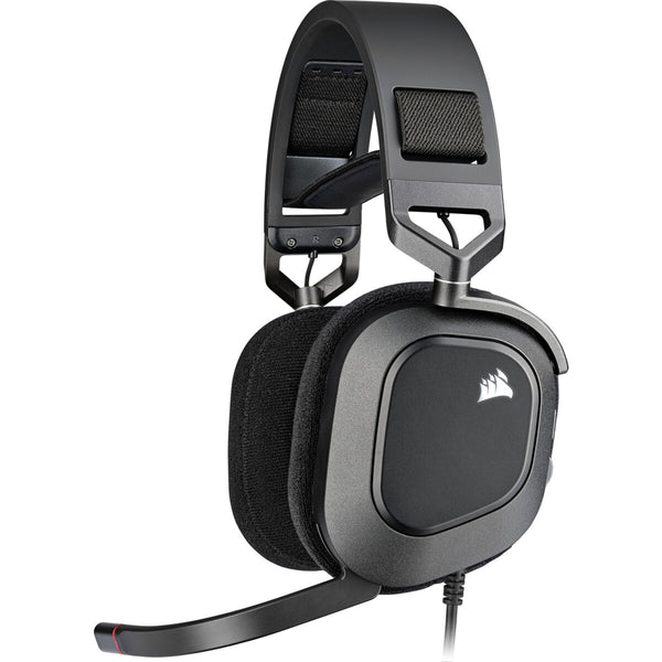 Corsair HS80 RGB USB Headset Ledningsført Håndholdt Spil Kulfiber