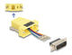 DeLOCK 67086 kabel kønsskifter D-Sub 15 RJ12 Gul