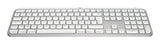 Logitech Master MX Keys S for Mac tastatur Kontor RF trådløs + Bluetooth AZERTY Fransk Aluminium, Hvid