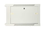 Extralink szafa wisz 19\" 6U 450mm szara d. blaszane Vægmonteret stativ Grå
