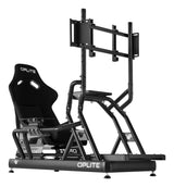 Oplite OP-R8-SMSB skærmbeslag og -stativer 144,8 cm (57") Skrivebord Sort