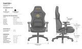 Anda Seat Phantom 3 PC gamingstol Polstret vatteret sæde Grå