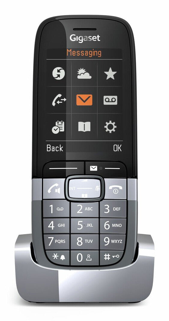 Gigaset SL850H Pro DECT telefon Nummervisning Titanium