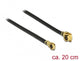 DeLOCK 89648 koaxial kabel 1.13 0,2 m MHF (I-PEX) MHF IV/ HSC MXHP32 Sort, Guld