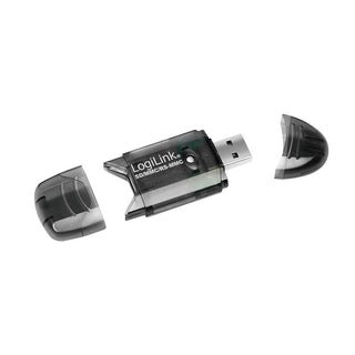 LogiLink CR0007 kortlæser USB 2.0 Sort