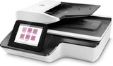 HP Scanjet Enterprise Flow N9120 fn2 Flatbed & ADF scanner 600 x 600 dpi A3 Sort, Hvid