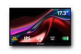 Verbatim 32239 computerskærm 43,9 cm (17.3") 3840 x 2160 pixel 4K Ultra HD LCD Berøringsskærm Sort