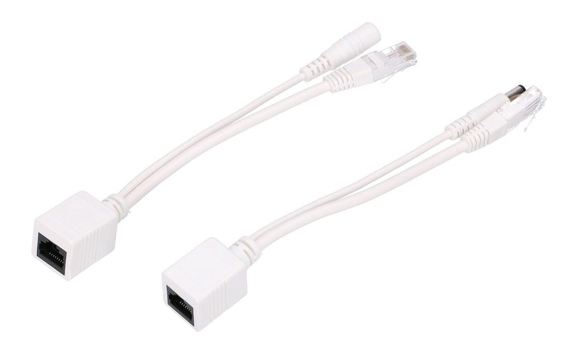 Extralink POE Injektor und Splitter mit einem Port einfacher Injektor weißes Kabel Hurtigt ethernet 48 V