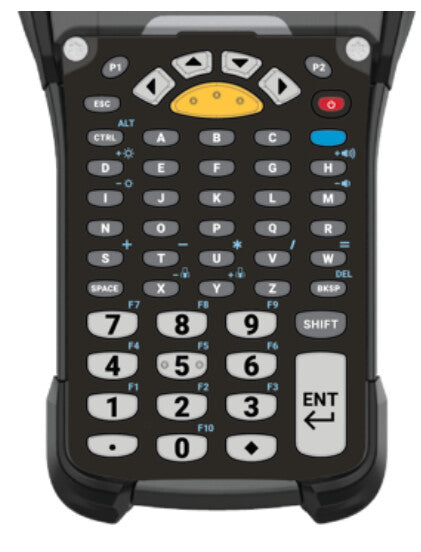 Zebra KYPD-MC9353ANR-01 tastatur til mobil enhed Alfanumerisk Engelsk Sort, Grå
